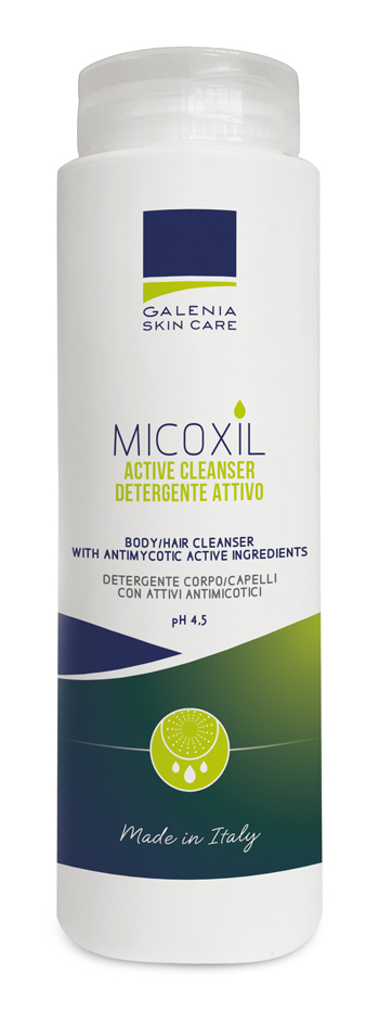 MICOXIL ACTIVE CLEANSER DETERGENTE PER CORPO E CAPELLI PH 4,5 250 ML - Farmaciapacini.it