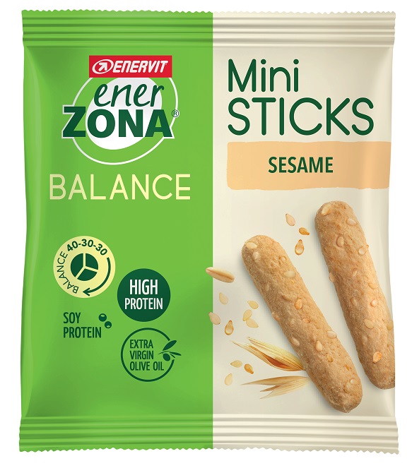 ENERZONA MINI BREAD STICKS SESAME 22 G - Farmaciapacini.it