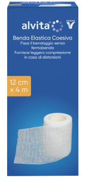 BENDA ELASTICA AUTOADESIVA ALVITA 12X4CM - Farmaciapacini.it