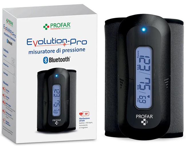 MISURATORE DI PRESSIONE BLUETOOTH PROFAR EVOLUTION-PRO - Farmaciapacini.it