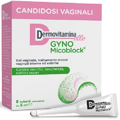 DERMOVITAMINA GYNOMICOBLOCK M 8 TUBETTI MONODOSE 5 ML - Farmaciapacini.it