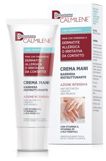 DERMOVITAMINA CALMILENE CREMA MANI BARRIERA RISTRUTTURANTE AZIONE INTENSIVA PER DERMATITE ALLERGICA O IRRITATIVA DA CONTATTO 75 ML - Farmaciapacini.it