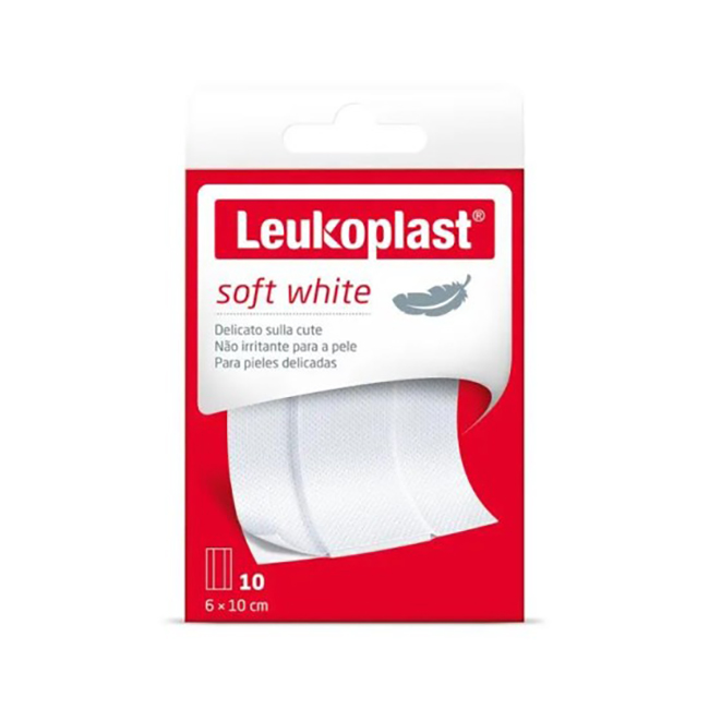 LEUKOPLAST SOFT WHITE 100 X 6 CM 10 PEZZI - Farmaciapacini.it