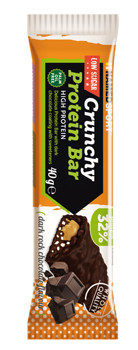 CRUNCHY PROTEINBAR DARK ROCK CHOCOLATE BARRETTA 40 G - Farmaciapacini.it