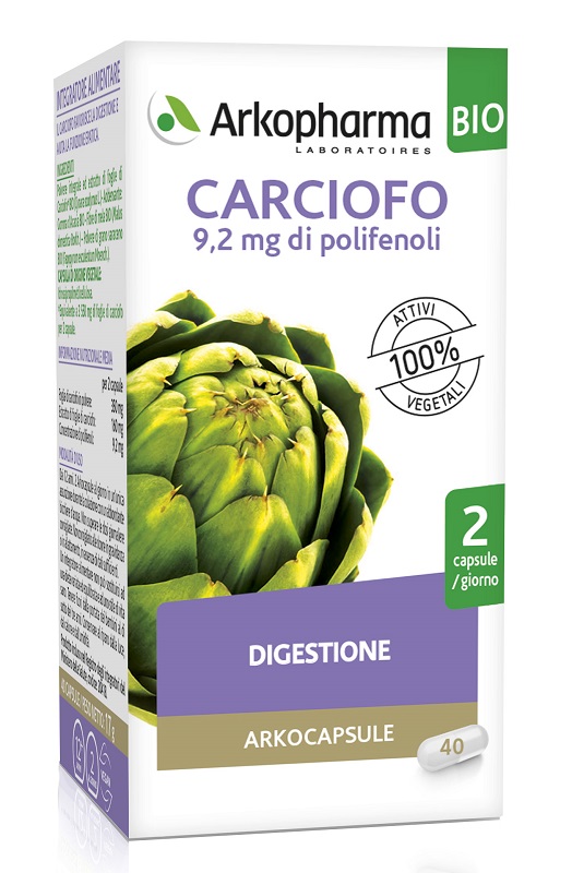 ARKO CAPSULE CARCIOFO BIO 40 CAPSULE - Farmaciapacini.it
