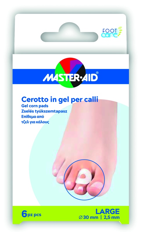 MASTER-AID FOOT CARE CEROTTO GEL CALLI TAGLIA L 6 PEZZI - Farmaciapacini.it