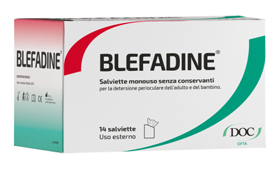 BLEFADINE 14 SALVIETTE MONOUSO PER DETERSIONE PERIOCULARE - Farmaciapacini.it