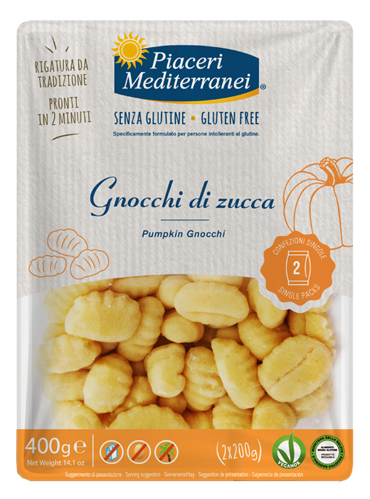 PIACERI MEDITERRANEI GNOCCHI DI ZUCCA 400 G - Farmaciapacini.it