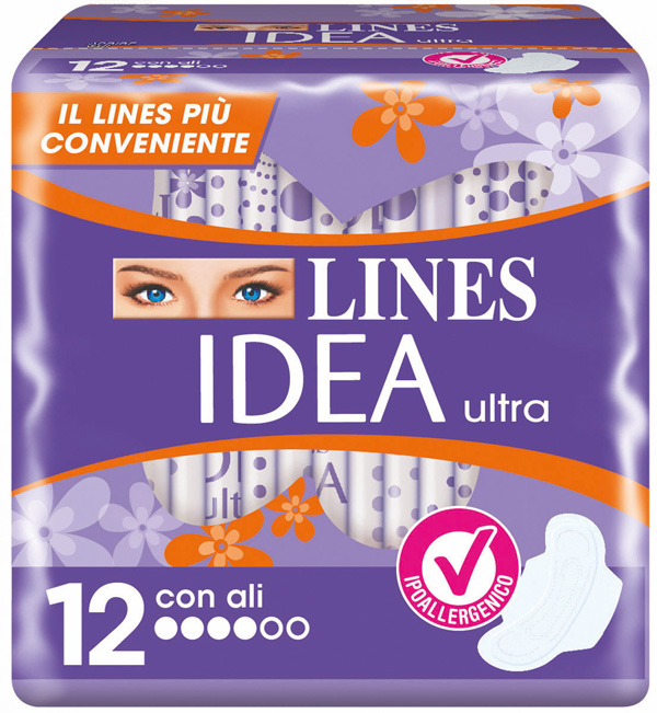IDEA ULTRA ASSORBENTE GIORNO CON ALI 12 PEZZI - Farmaciapacini.it