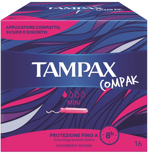 TAMPAX COMPAK ASSORBENTE INTERNO MINI 16 PEZZI - Farmaciapacini.it