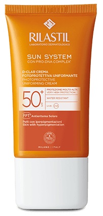 RILASTIL SUN SYSTEM D-CLAR SPF 50+ CREMA LIGHT 40 ML - Farmaciapacini.it