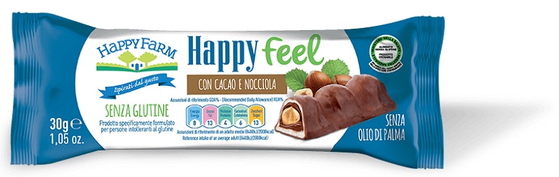 HAPPY FARM HAPPY FEEL CACAO E NOCCIOLA MONO 30 G - Farmaciapacini.it