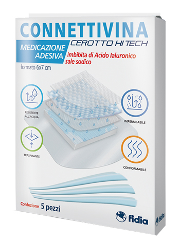 CEROTTO CONNETTIVINA HITECH 6 X 7 CM 5 PEZZI   - Farmaciapacini.it