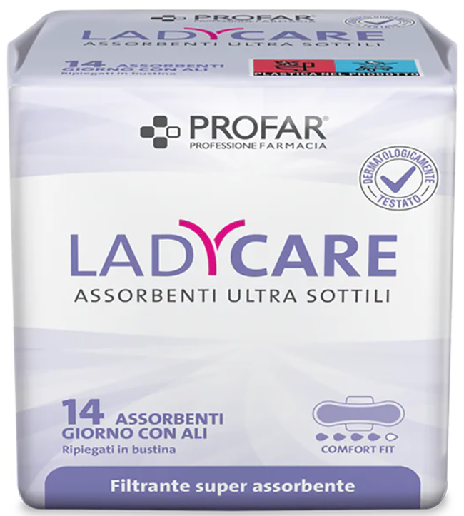 PROFAR LADY CARE ASSORBENTI BIO GIORNO ANATOMICI 14 PEZZI - Farmaciapacini.it