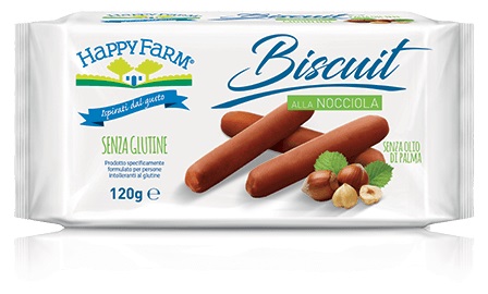 HAPPY FARM BISCUIT NOCCIOLA 120 G - Farmaciapacini.it