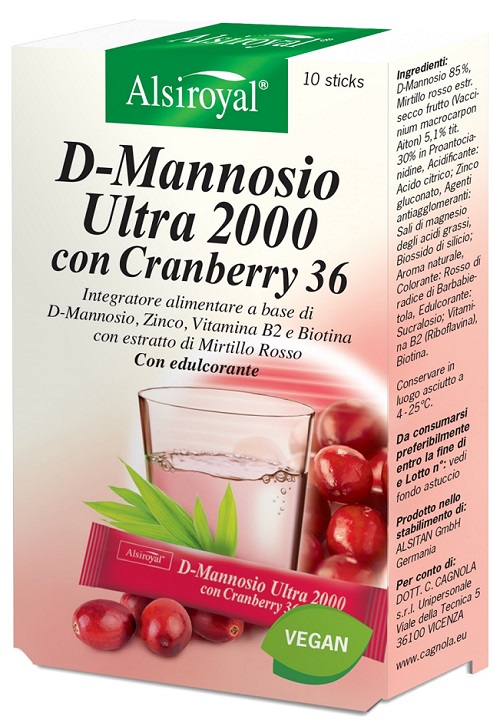 D MANNOSIO ULTRA 2000 CRANBERRY 10 STICK - Farmaciapacini.it