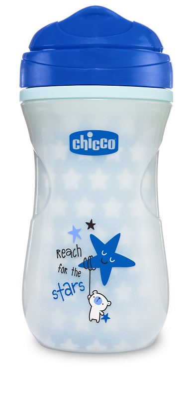 CHICCO TAZZA GLOWING 14M+ AZZURRA - Farmaciapacini.it