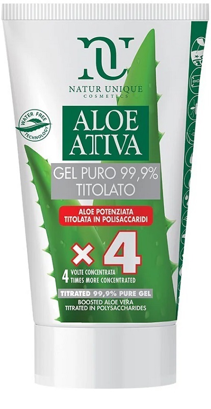 NATUR UNIQUE ALOE ATTIVA GEL PURO TITOLATO 99,9% 50 ML - Farmaciapacini.it