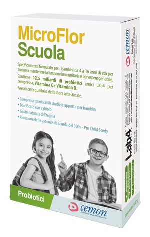 MICROFLOR SCUOLA 30 CAPSULE MASTICABILI - Farmaciapacini.it
