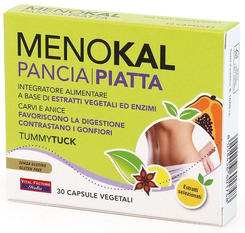 MENOKAL PANCIA PIATTA TUMMY TUCK 30 CAPSULE - Farmaciapacini.it