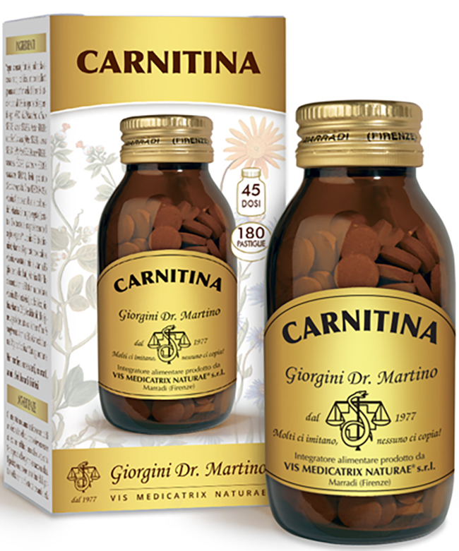 CARNITINA 180 PASTIGLIE DA 500 MG - Farmaciapacini.it