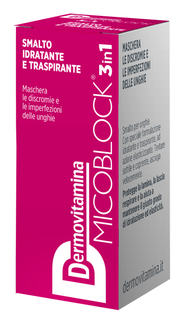 DERMOVITAMINA MICOBLOCK 3 IN 1 SMALTO IDRATANTE E TRASPIRANTE FUCSIA 5 ML - Farmaciapacini.it