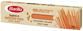 BARILLA SPAGHETTI DI LENTICCHIE ROSSE 250 G - Farmaciapacini.it