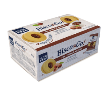 NUTRIFREE BISCO&GO CON CREMA DI NOCCIOLE 4X40 G - Farmaciapacini.it