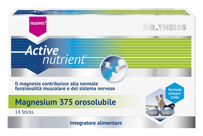 THEISS ACTIVE NUTRIENT MAGNESIUM 375 14 STICK OROSOLUBILI - Farmaciapacini.it