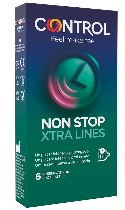 CONTROL NON STOP XTRA LINES 6 PEZZI - Farmaciapacini.it