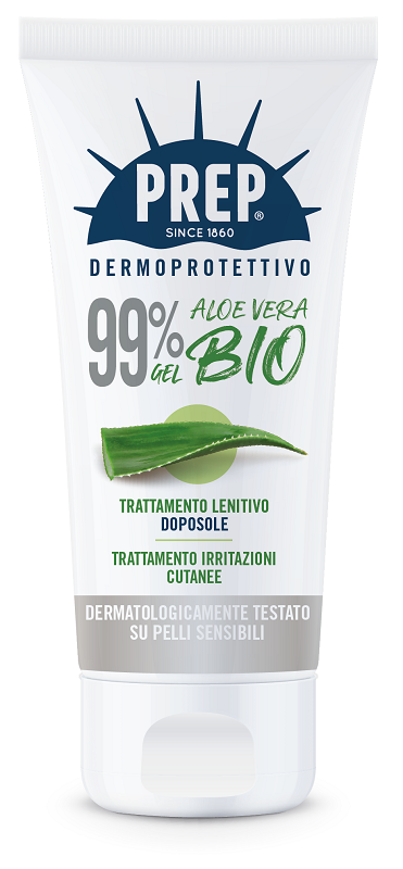PREP DERMOPROTETTIVO 99% GEL ALOE VERA BIO TRATTAMENTO LENITIVO DOPOSOLE IRRITAZIONI CUTANEE 150 ML - Farmaciapacini.it