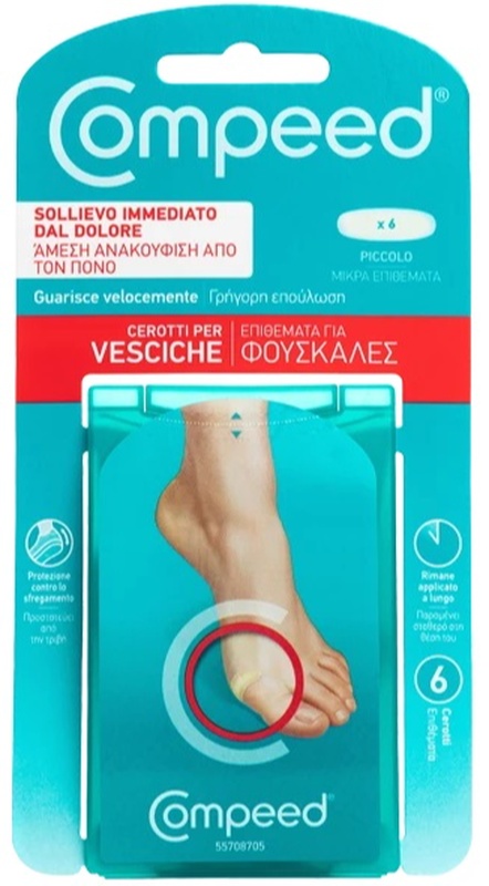 COMPEED CEROTTI PER VESCICHE PICCOLO 6 PEZZI - Farmaciapacini.it