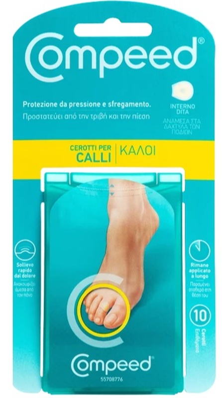 COMPEED CEROTTI PER CALLI INTERNO DITA 10 PEZZI  - Farmaciapacini.it