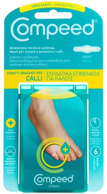 COMPEED CEROTTI PER CALLI IDRATANTI 6 PEZZI - Farmaciapacini.it