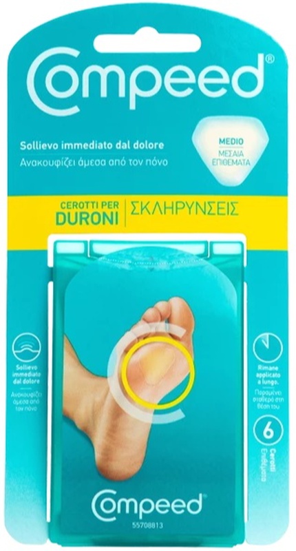 COMPEED CEROTTI PER DURONI MEDIO 6 PEZZI - Farmaciapacini.it