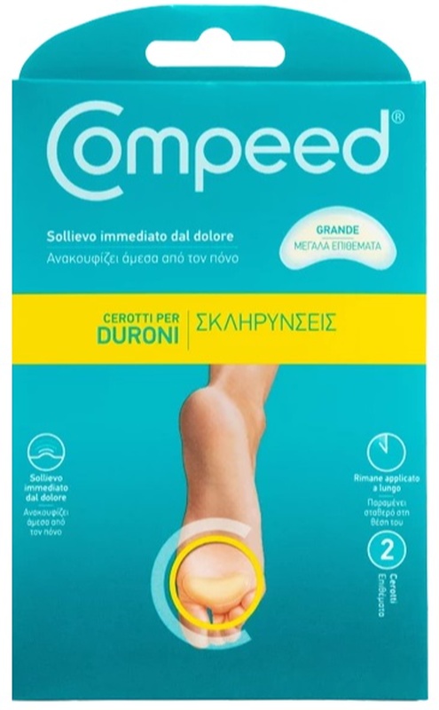 COMPEED CEROTTI PER DURONI LARGO 2 PEZZI - Farmaciapacini.it