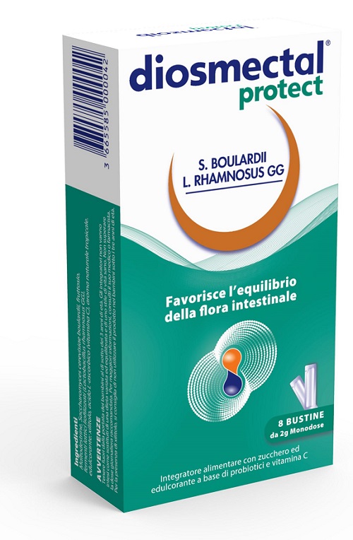 DIOSMECTAL PROTECT 8 BUSTINE OROSOLUBILI 2 G - Farmaciapacini.it