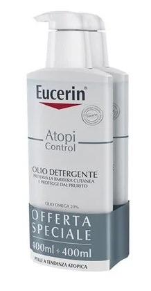 EUCERIN BIPACCO ATOPI OLIO DETERGENTE 400 ML - Farmaciapacini.it
