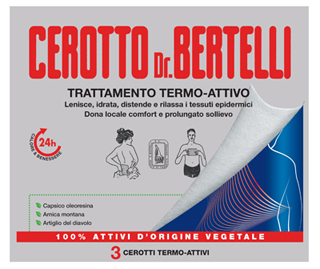 DR BERTELLI CEROTTO TERMO-ATTIVO 3 PEZZI - Farmaciapacini.it