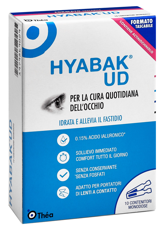 HYABAK UD SOSTITUTO LACRIMALE 10 MONODOSI 4 G - Farmaciapacini.it