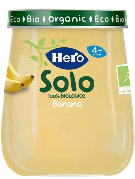 HERO SOLO OMOGENEIZZATO BANANA 100% BIO 120 G - Farmaciapacini.it