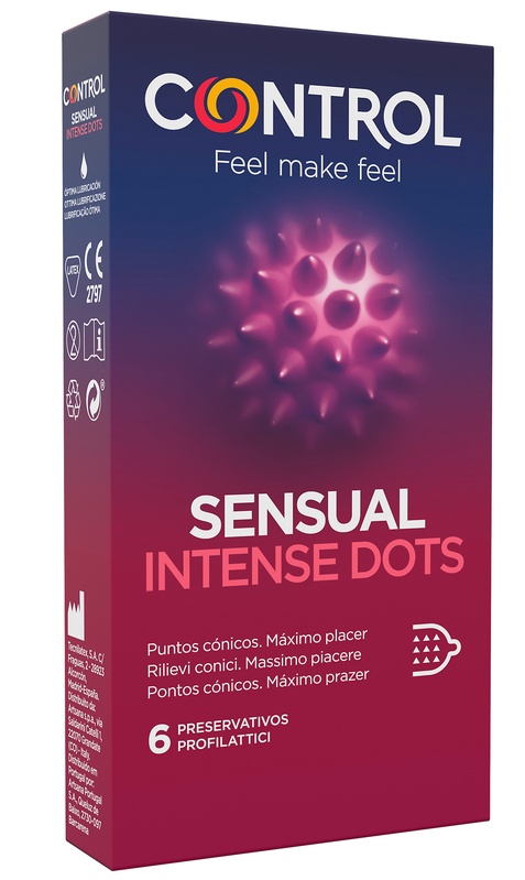 CONTROL SENSUAL INTENSE DOTS 6 PEZZI - Farmaciapacini.it