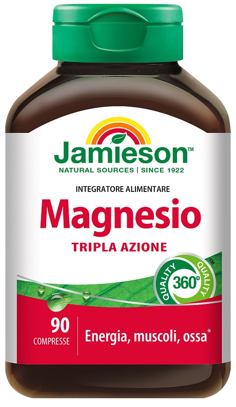 JAMIESON MAGNESIO TRIPLA AZIONE 90 COMPRESSE - Farmaciapacini.it