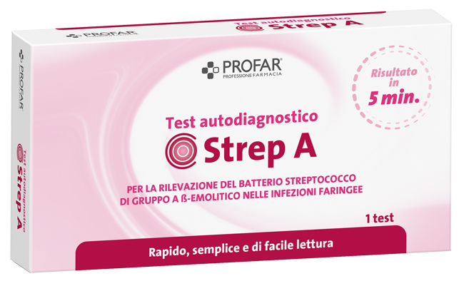 PROFAR TEST STREPTOCOCCO CON CASSETTA A POZZETTO 1 PEZZO - Farmaciapacini.it
