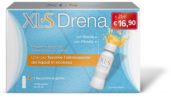 XLS DRENA TAGLIO PREZZO 10 FLACONCINI 70 ML - Farmaciapacini.it