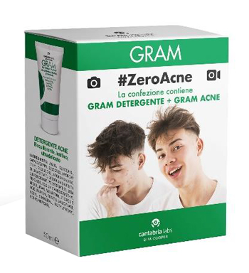 GRAM ZEROACNE 1 GRAM DETERGENTE 50 ML + 1 GRAM ACNE 50 ML - Farmaciapacini.it