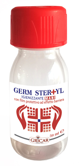 IGIENIZZANTE PROTETTIVO MANI GERM STER+YL FLACONE 50 ML - Farmaciapacini.it