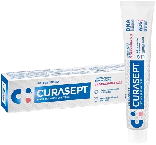 CURASEPT DENTIFRICIO 0,12 75 ML ADS+DNA - Farmaciapacini.it