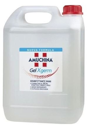 AMUCHINA GEL X-GERM DISINFETTANTE MANI 5 LITRI - Farmaciapacini.it