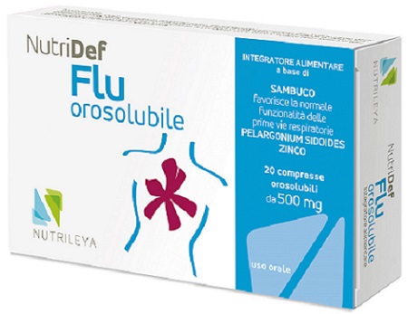 NUTRIDEF FLU OROSOLUBILE 20 COMPRESSE - Farmaciapacini.it